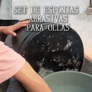 SET DE ESPONJAS ABRASIVAS PARA OLLAS