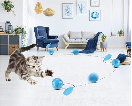NUEVO PELOTA INTERACTIVA PARA GATOS