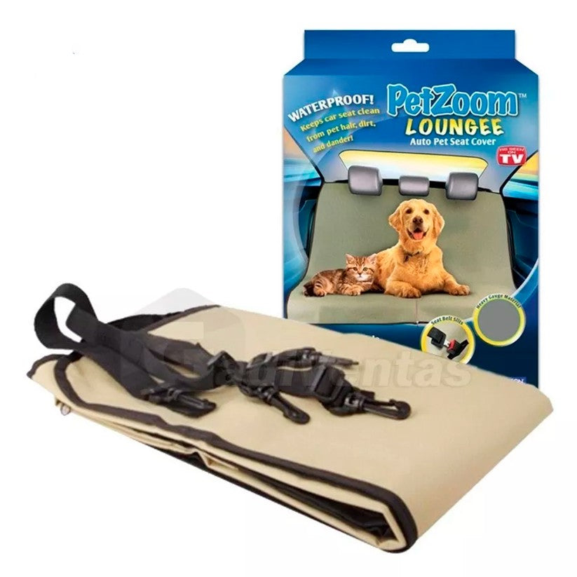 FUNDA CUBRE ASIENTO DE AUTO PARA MASCOTAS