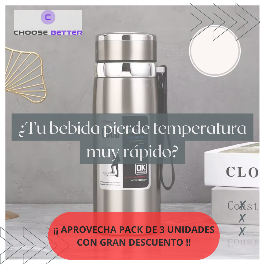 NUEVO TERMO INTELIGENTE PARA CAMPING 800ML