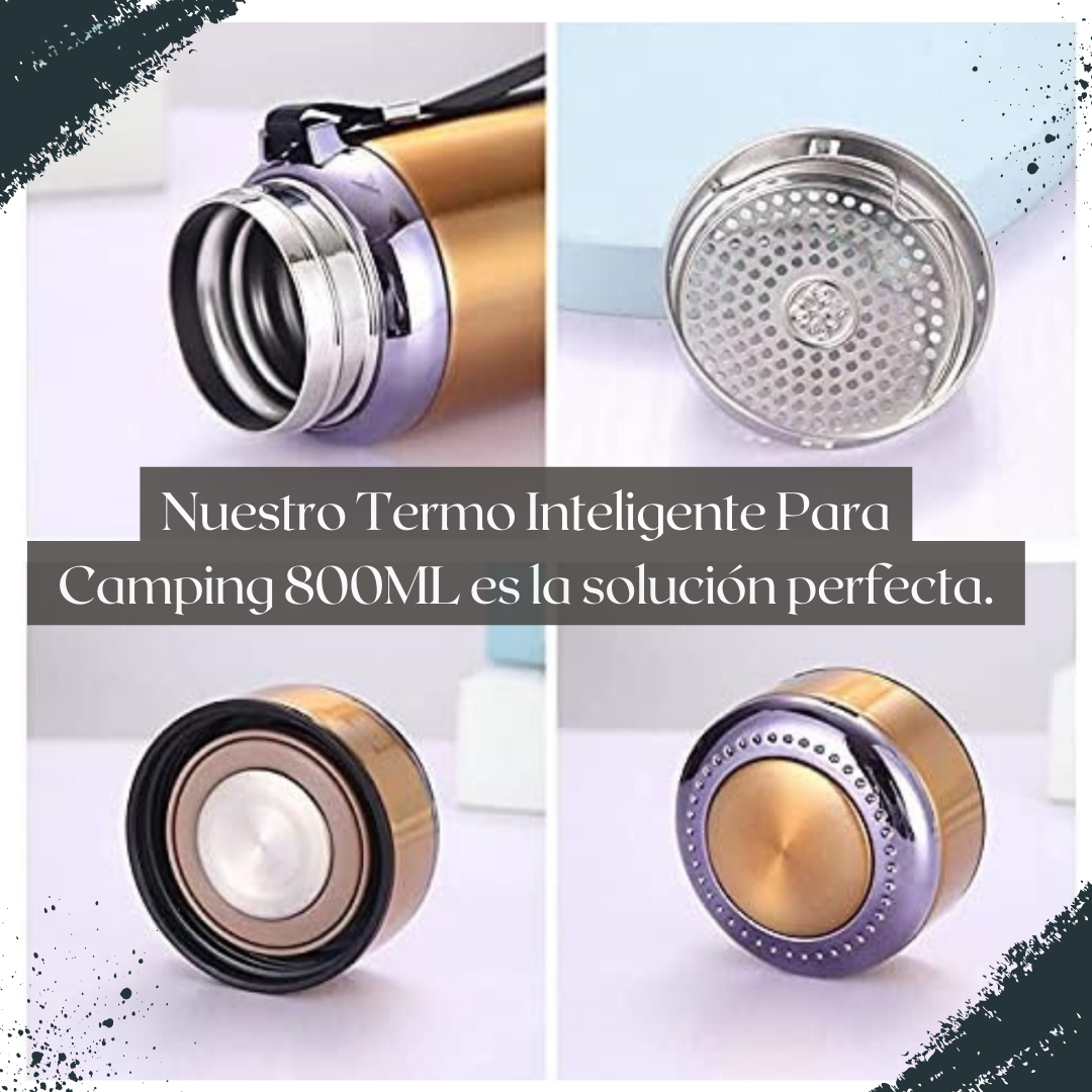 NUEVO TERMO INTELIGENTE PARA CAMPING 800ML