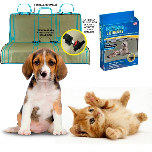 FUNDA CUBRE ASIENTO DE AUTO PARA MASCOTAS