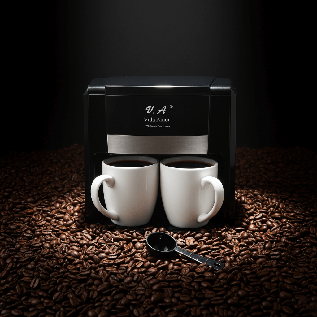 Cafetera Eléctrica para 2 Tazas 400ml