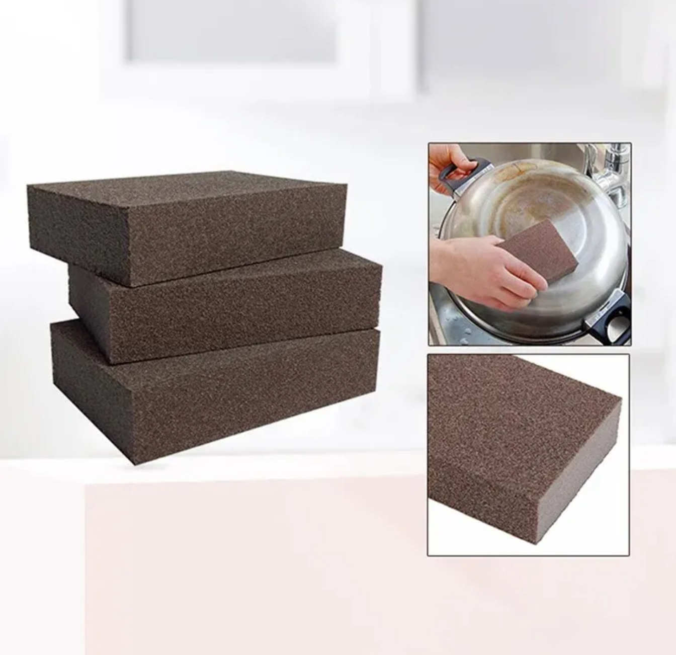 SET DE ESPONJAS ABRASIVAS PARA OLLAS